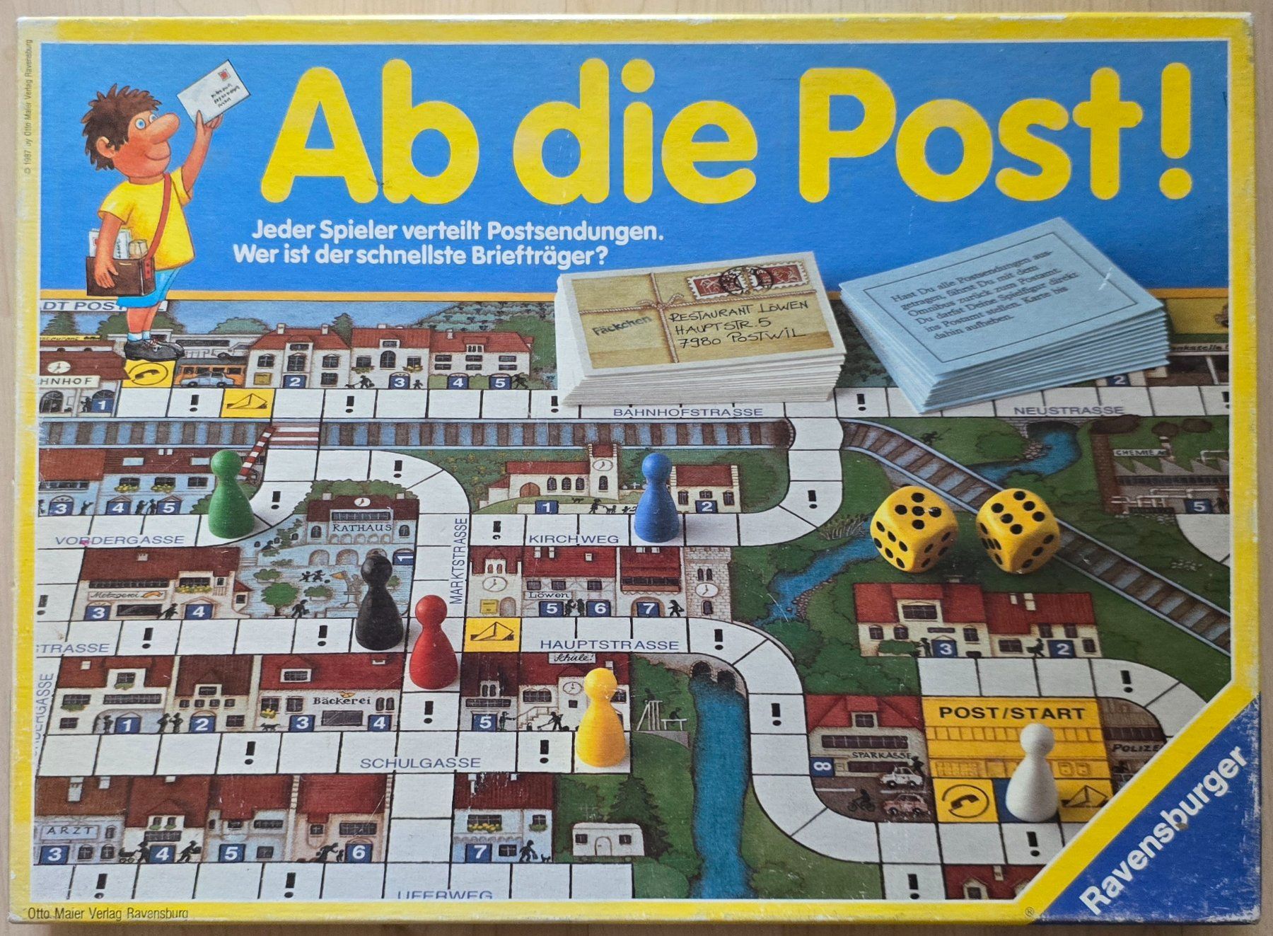Ravensburger Giochi: Ab die Post! Ravensburger Brettspiel - gebraucht – Usato da Schwerzenbach venduto da Rcbb84