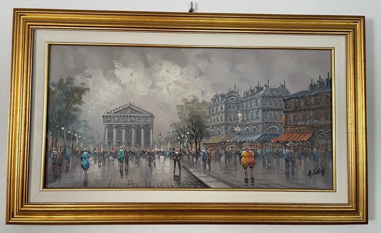 Dipinti: Quadro Parigi A. DeVity Olio su Tela Certificato con Cornice – Nuovo (secondo la descrizione) da Magadino venduto da dam_ft8w 5