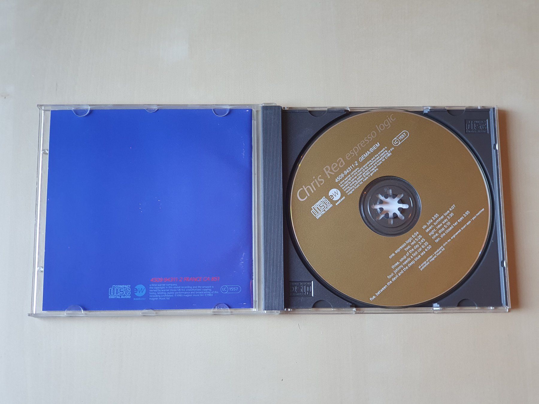 CDs: Chris Rea Espresso Logic – Gebraucht aus Stansstad von collectorsshop 2