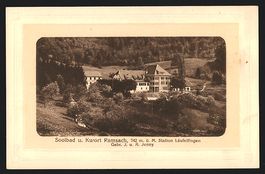 Präge-AK Ramsach, Kurhaus der Gebr. J. 