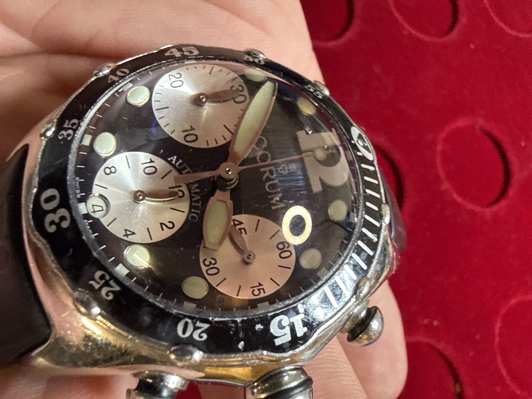 Corum Orologi: Corum Chronograph Automatic 45 mm – Usato da Pfeffingen venduto da Allhandelklgwatches 1