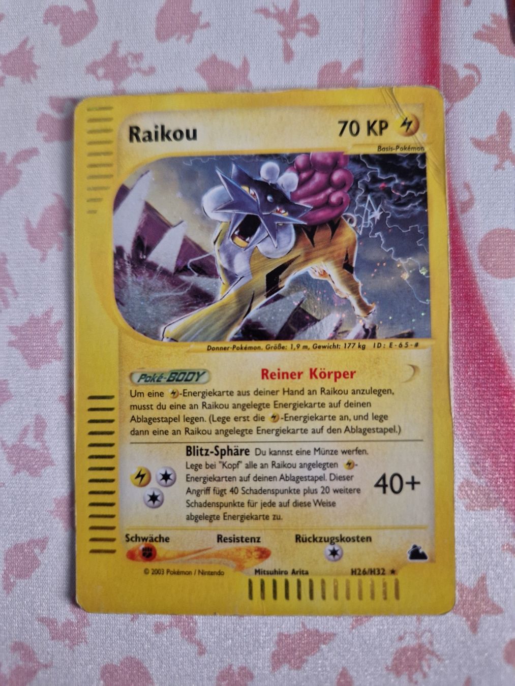 Pokémon Cartes à collectionner: Raikou DE Skyridge Holo – D'occasion à Wangen b. Olten par shlem