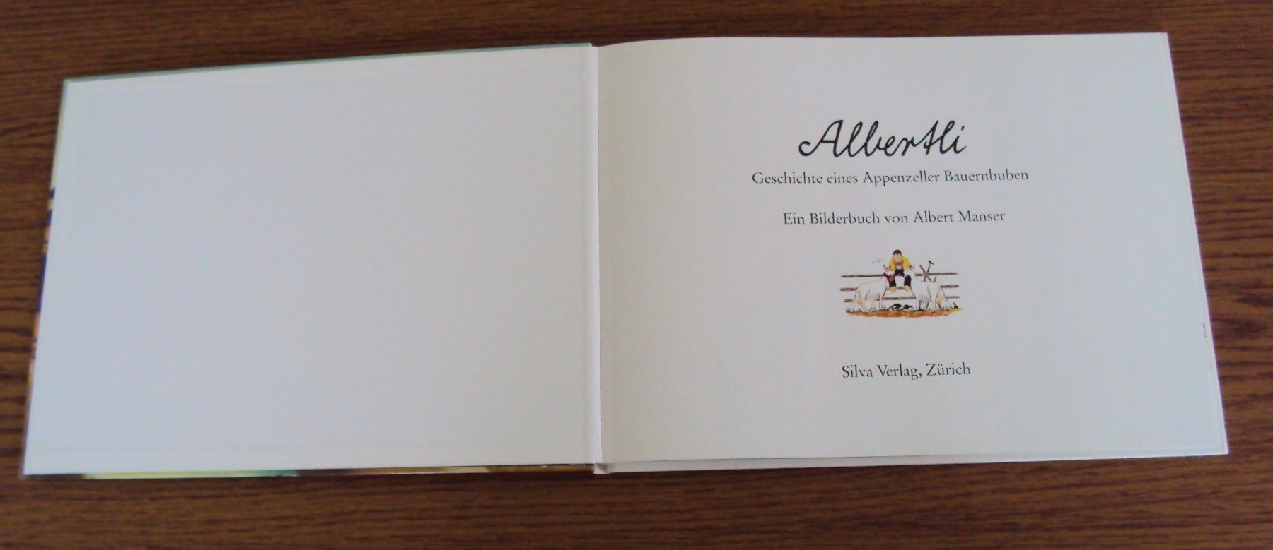 Libri: Albert Manser - ALBERTLI 4. Auflage 1988 – Usato da Zürich venduto da silver-team 4
