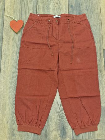 Hose bonprix braun-rot Grösse 42 gebraucht guter Zustand