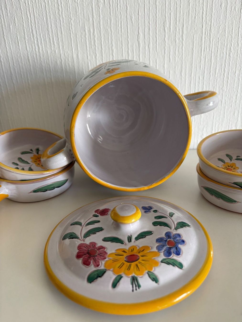 Set di piatti: Ceramique Vallauris 5 pieces – Usato da Peseux venduto da Chimon59 6