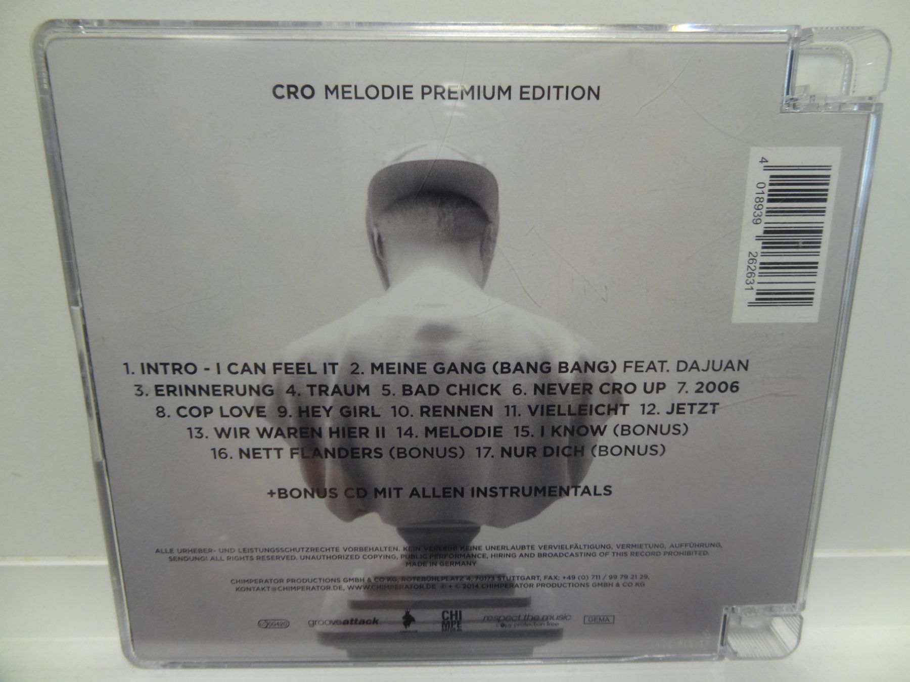 CD: Cro, Melodie – Usato da luzern venduto da musicandart 1