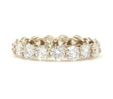 18kt white gold eternity ring with 5.06 tct diamonds