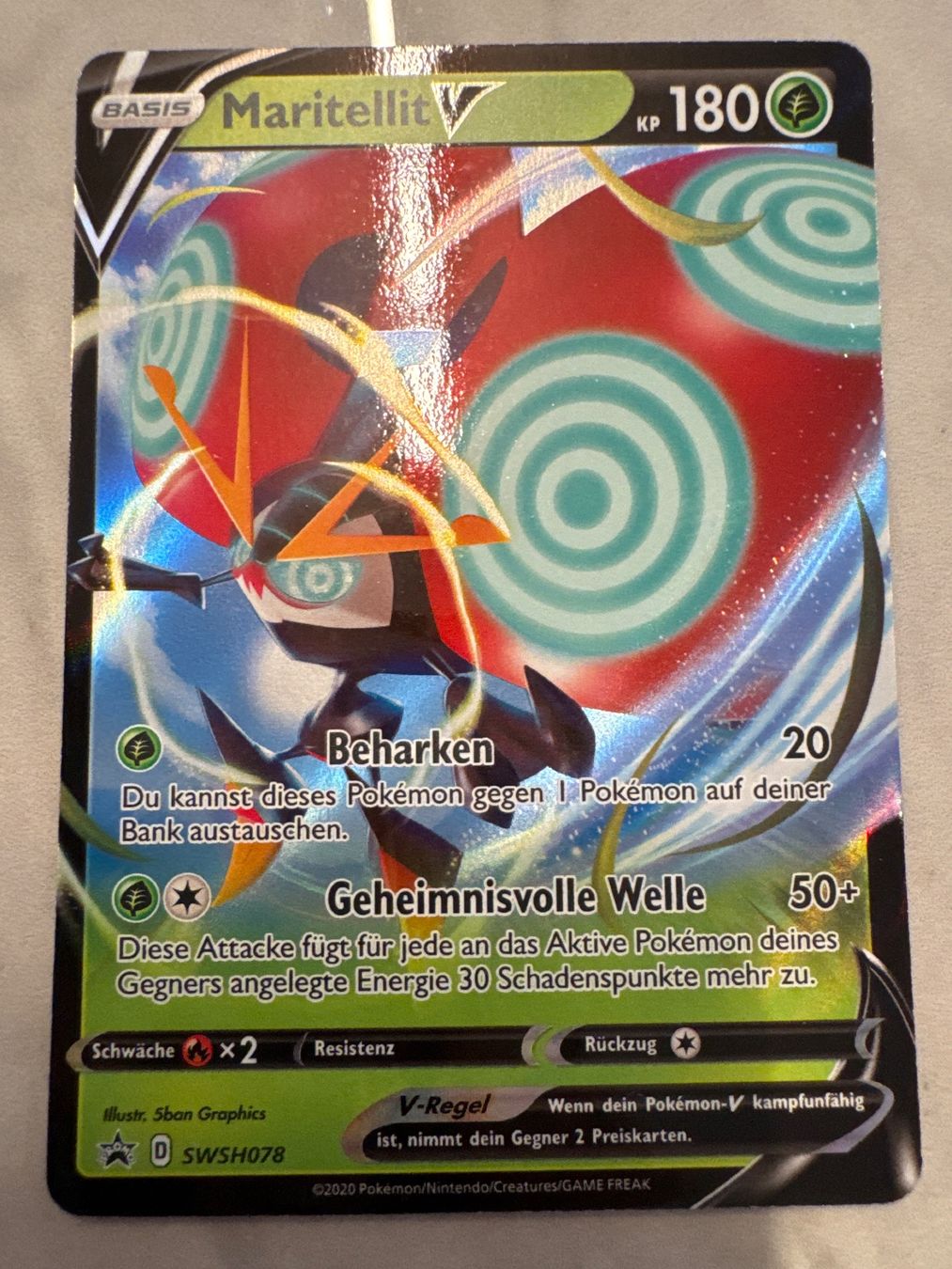 Pokémon Carte collezionabili: Maritellit V SWSH078 DE - Promo – Nuovo (secondo la descrizione) da Wil SG venduto da Prof.Eich