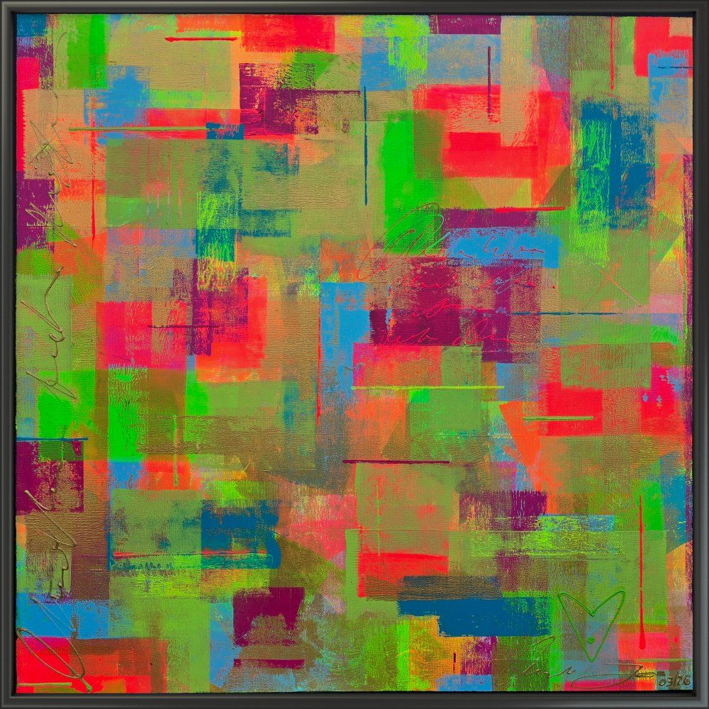 Dipinti: Acrylbild 'Euphoria' • 80x80 – Nuovo (secondo la descrizione) da Wikon venduto da Nephilim74 3