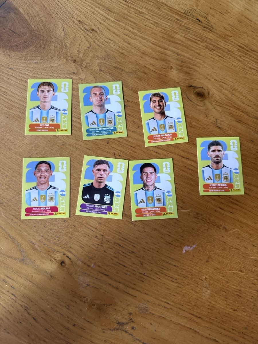Panini Carte collezionabili: Panini 2026 6er Set ARG – Nuovo (secondo la descrizione) da Masein venduto da Buender45