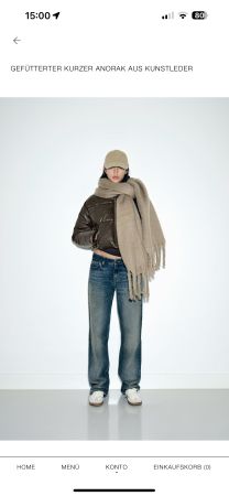 Jacke Zara KunstlederNeu (M)