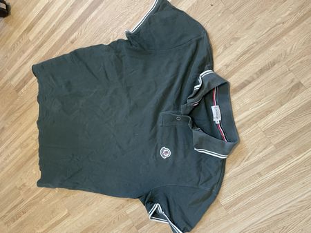 Moncler Polo Shirt dark green size M good condition