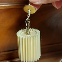 Puppenhaus Lampe, Vintage Miniatur Lampe!