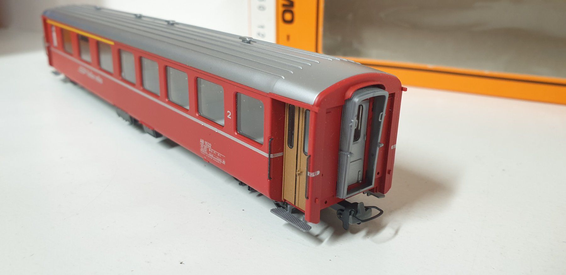 Bemo Modellini di ferrovie: Bemo RhB Personenwagen – Usato da Geroldswil venduto da TopTrain54 4