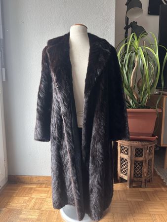Echter Nerzmantel, Vintage, Wipf Pelze Zürich