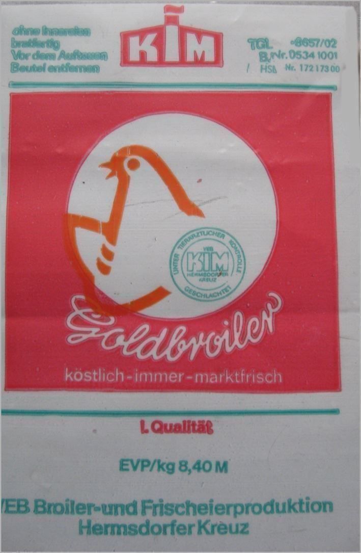 Taschen: Gold-Broiler - Plastebeutel KIM / DDR – Neu (gemäss Beschreibung) aus Bern von Ultimaa