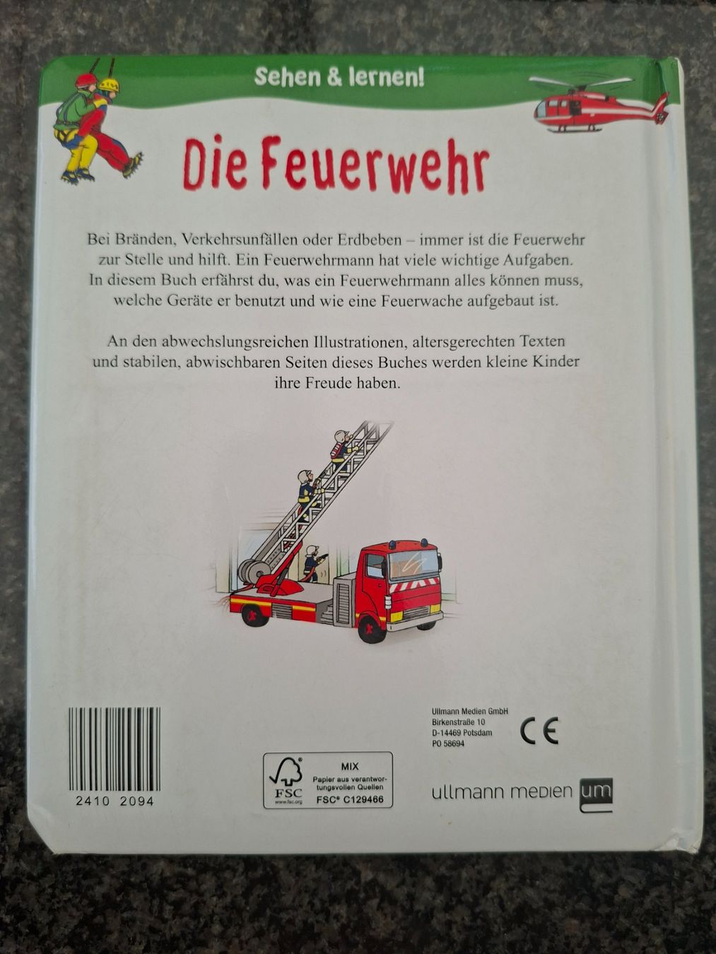 Libri: Sehen & lernen!; Kinderbuch "Die Feuerwehr" – Usato da Boniswil venduto da Totomat-Lady2 1