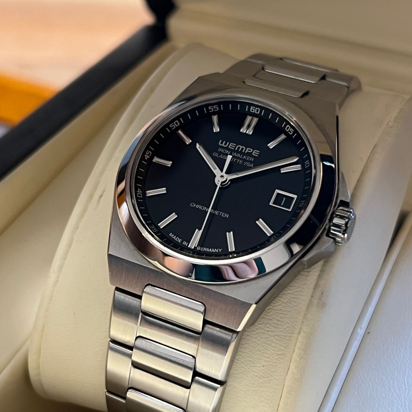 Orologi: Wempe Iron Walker Automatic Chronometer Full Set WI100002 – Usato da Carouge GE venduto da Watchaser 2