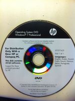 HP  Windows 7 Pro DVD 32Bits