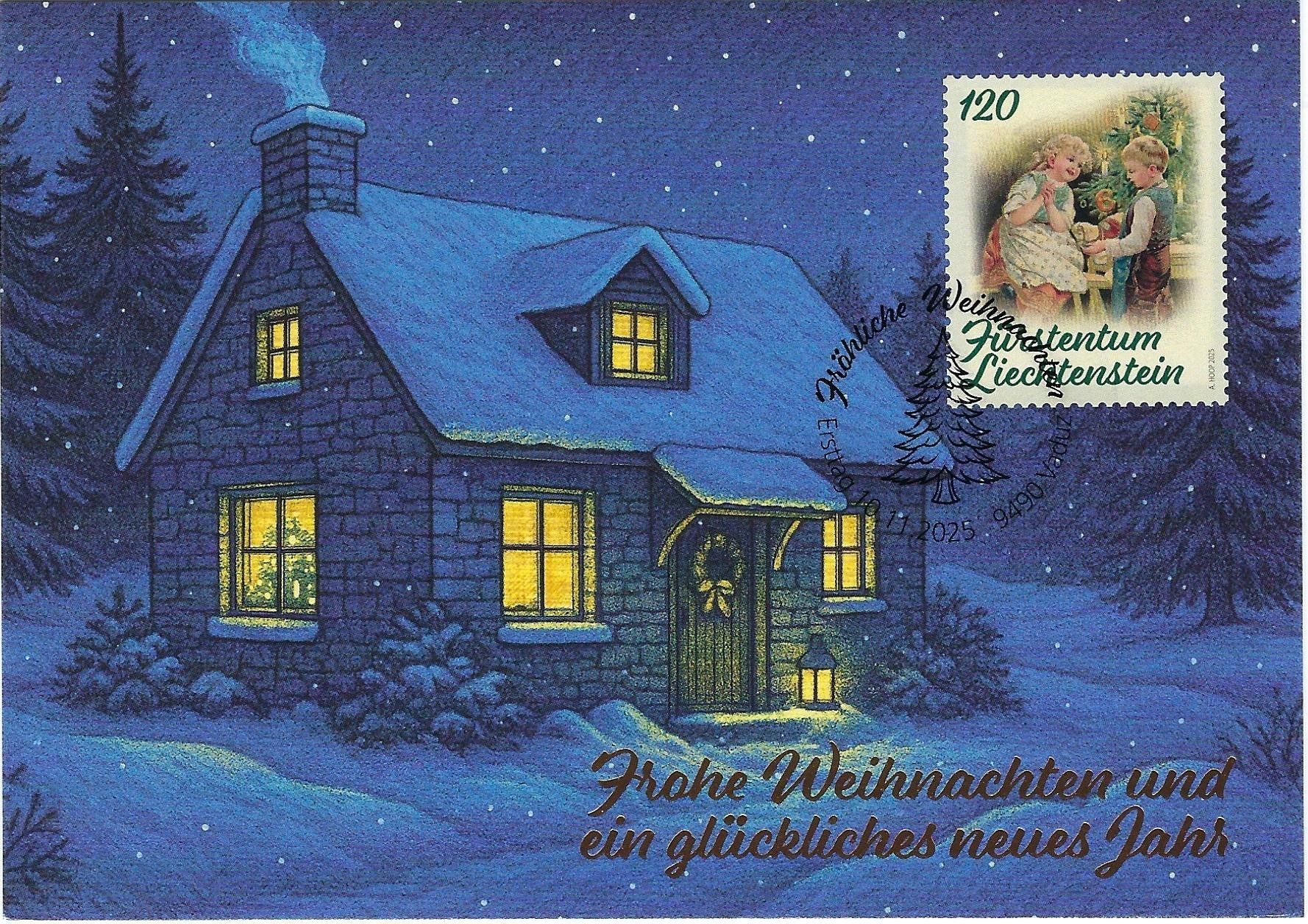Cartoline postali: Carte Noël Liechtenstein 2025 – Nuovo (secondo la descrizione) da Les Breuleux venduto da Jboju