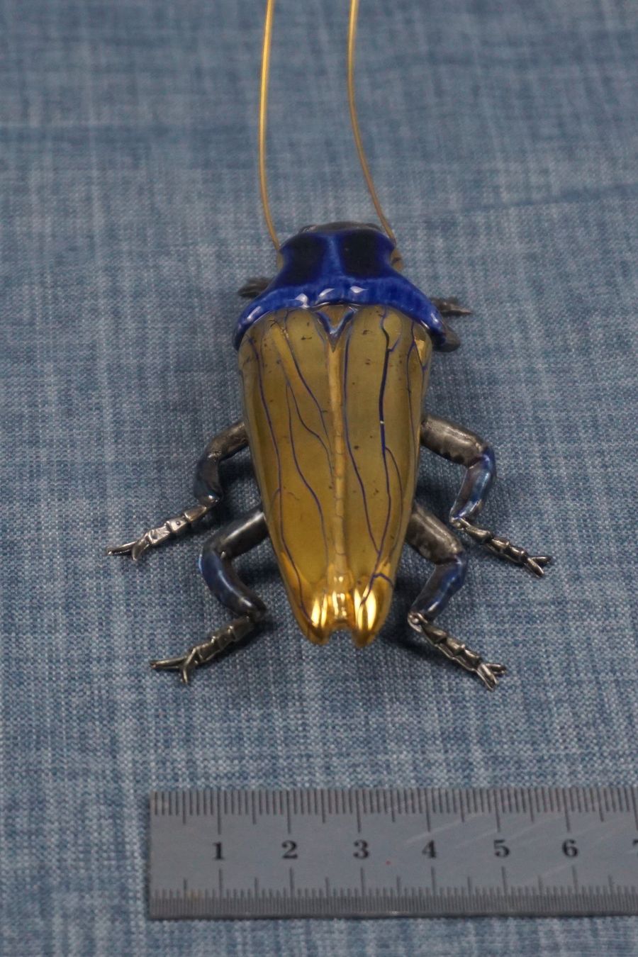 Alle Dekorationen: Käfer blau goldfarben – Neu (gemäss Beschreibung) aus Diessbach b. Büren von Crocharry 4