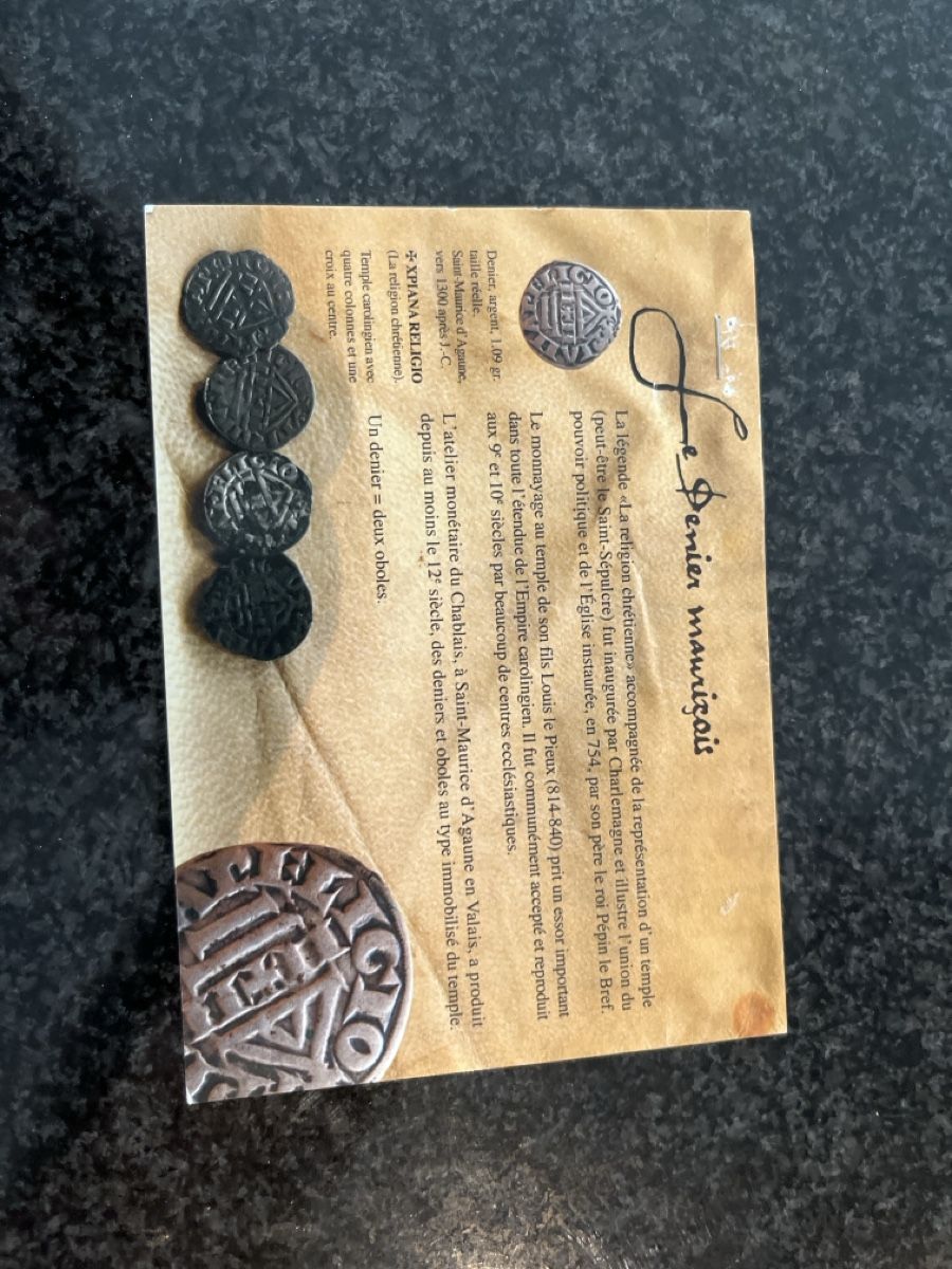 Tutti le monete: Replica du denier mauriçois – Nuovo e nell'imballaggio originale da Glis venduto da king-of-convenience 1