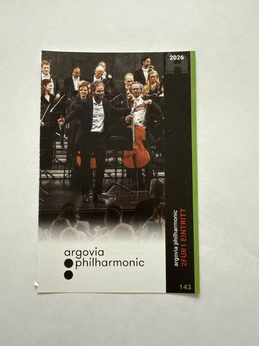 Buoni: 2für1 Gutschein argovia philharmonic – Nuovo (secondo la descrizione) da Veltheim AG venduto da N377Y