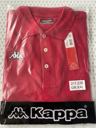 Kappa Polo Shirt XXL knalliges rot