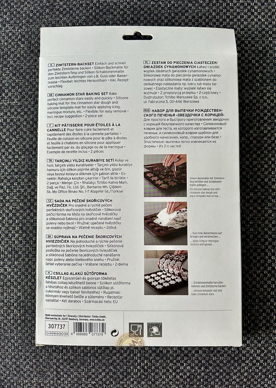 Tchibo Teglie da forno: Zimtstern-Backset, Silikon, von Tchibo – Nuovo e nell'imballaggio originale da Wallbach venduto da paxnic 3