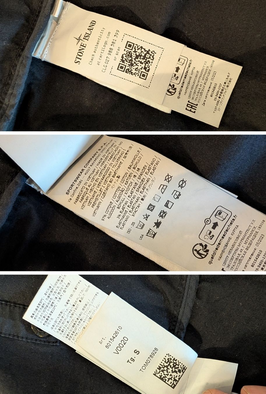 Stone Island Giacche: Stone Island - Stretch Cotton Jacket - Gr.S – Nuovo (secondo la descrizione) da Felben-Wellhausen venduto da michael_jackson01 5