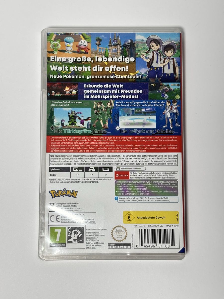 Pokémon Giochi: Pokémon Purpur + Der Schatz Von Zone Null | Nintendo Switch – Nuovo (secondo la descrizione) da Gordola venduto da kar_gy5g 1