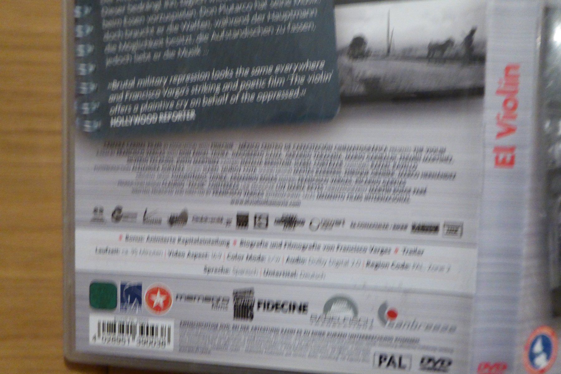 Tutti i DVDs: DVD El violin Mexico kein deutsch – Usato da Allschwil venduto da Summelsarium 2