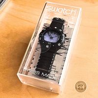 Swatch Scuba200 Loomi SDB900B Black Tubes – mit Box & Papier