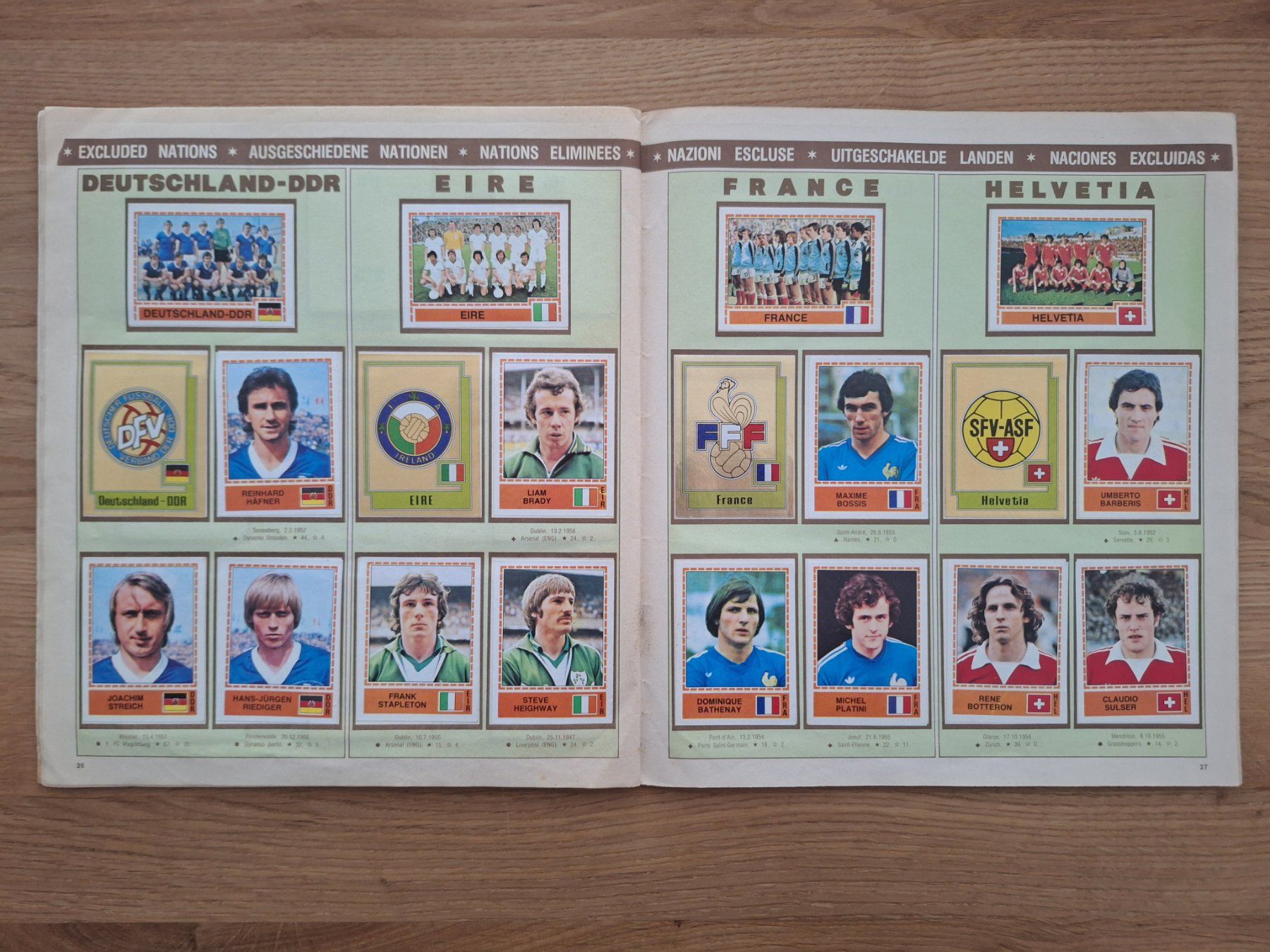 Panini Alben: PANINI EURO 1980 – Gebraucht aus St. Gallen von Matrix023 8