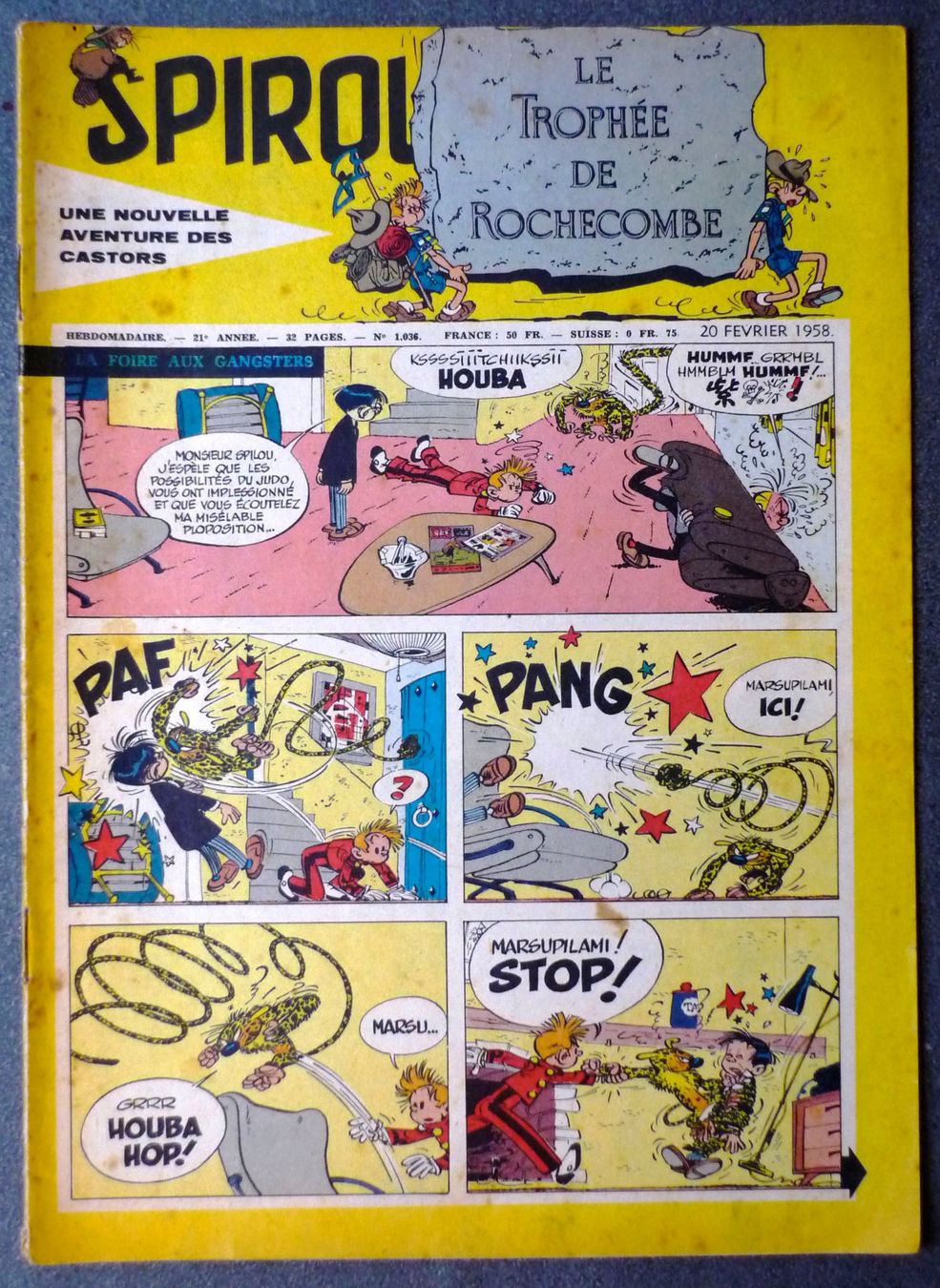 Spirou - année 1956-1961 (rabais des frais d'envois inclus) (Gebraucht ...