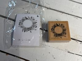 Mundart Stempel / Federnkranz / P6