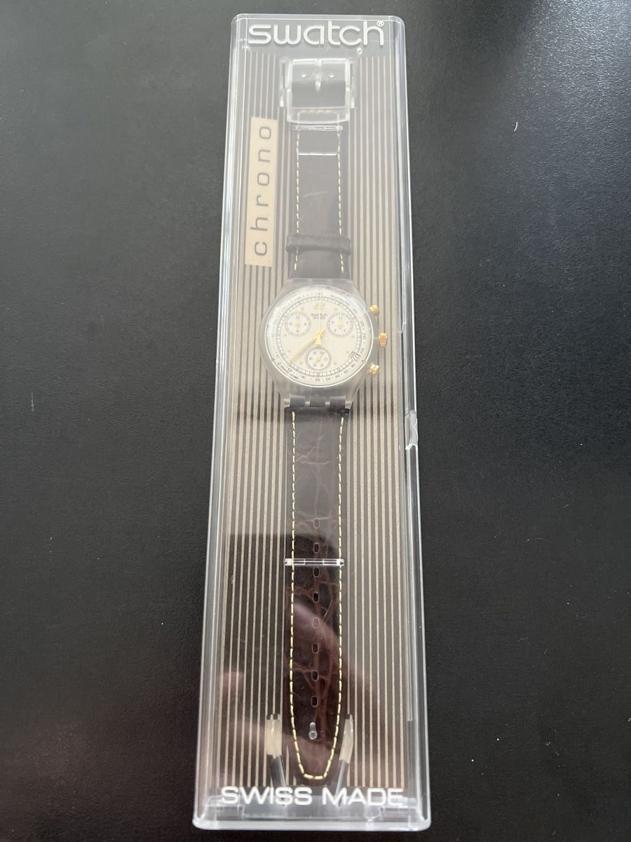 Swatch Orologi: Swatch Chrono (SCK401) Croccante – Nuovo e nell'imballaggio originale da Künten venduto da Spike17