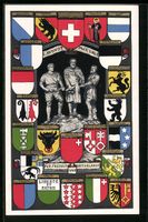 Schweiz, Wappen der Kantone, Rütli-Schw