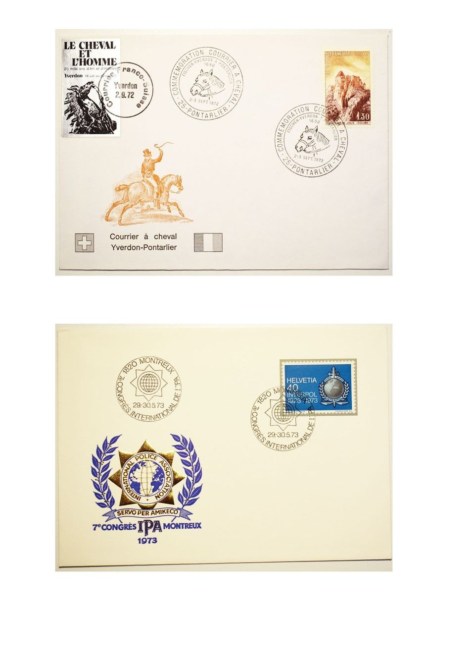 Enveloppes & pochettes d'envoi: Philatelie enveloopes commémoratives – D'occasion à Petit-Lancy par Pimose 2