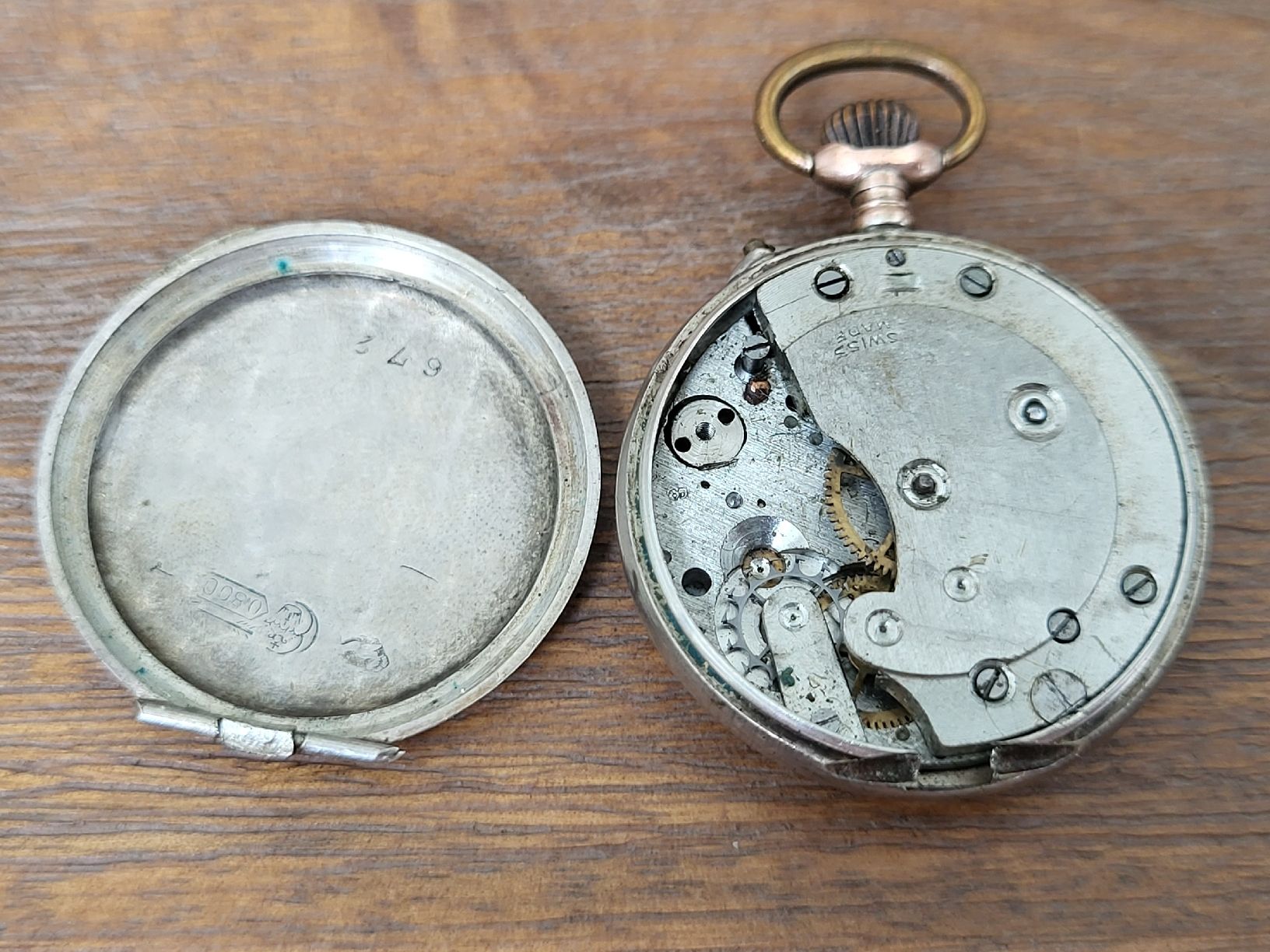 Orologi: TASCHENUHR AUS SILBER 27 MM – Difettoso da Lommiswil venduto da Fridu_C 2
