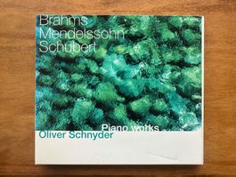 Oliver Schnyder: Piano Works Brahms Mendelssohn Schubert CD