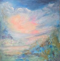 Originalgemälde auf Leinwand 80x80 cm, Unikat!!!
