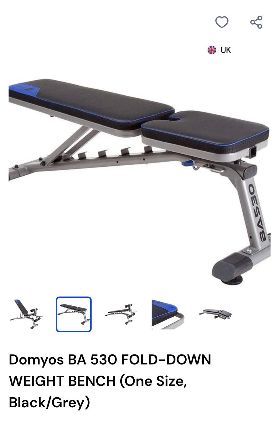 Hometrainer: HOME GYM BENCH + WEIGHTS – Usato da Vevey venduto da FamilleLen 2