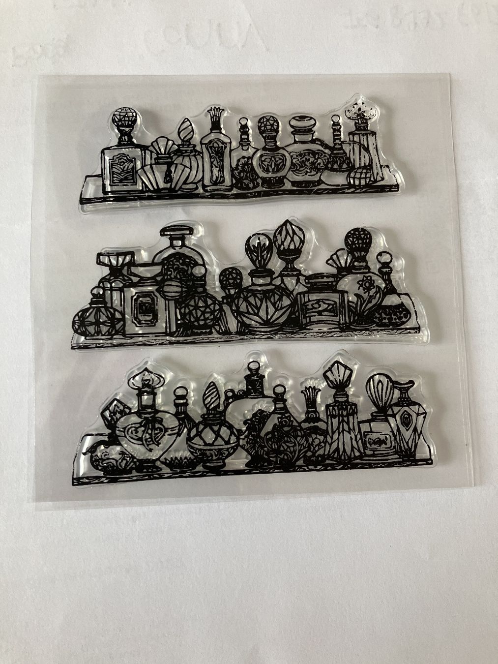 Timbri: Neues Set Motivstempel Parfum-Flakons – Nuovo e nell'imballaggio originale da Effretikon venduto da wenuss 3