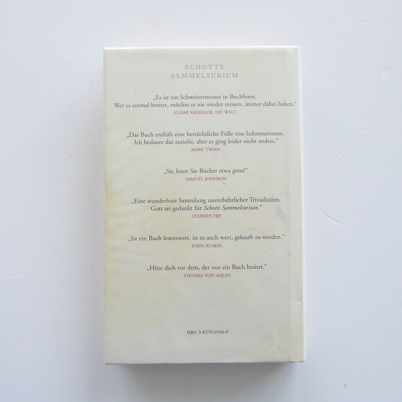 Livres: Schotts Sammelsurium – D'occasion à Basel par Kunterbunt12 1