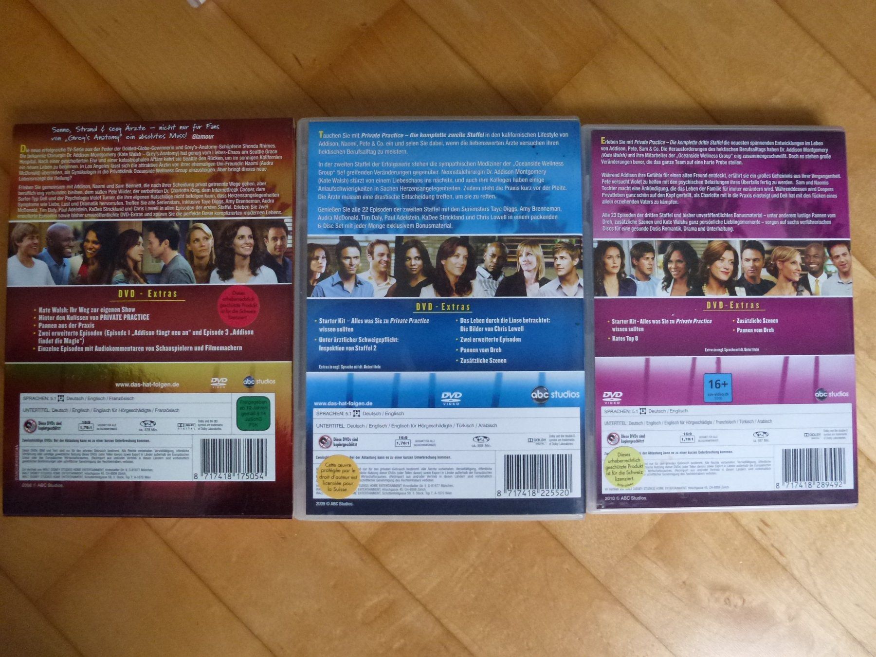 Tutti i DVDs: Private Practice - Staffel 1-3 ( 15 DVDs – Nuovo (secondo la descrizione) da Bern venduto da Frebo 1