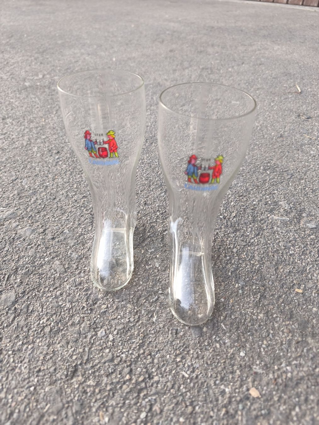 Cardinal Bicchieri: Zwei Cardinal Bierstiefel Glas 3dl – Usato da Birmensdorf ZH venduto da Hagenbuchertrade
