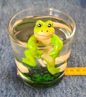 Kerze, Frosch im Glas