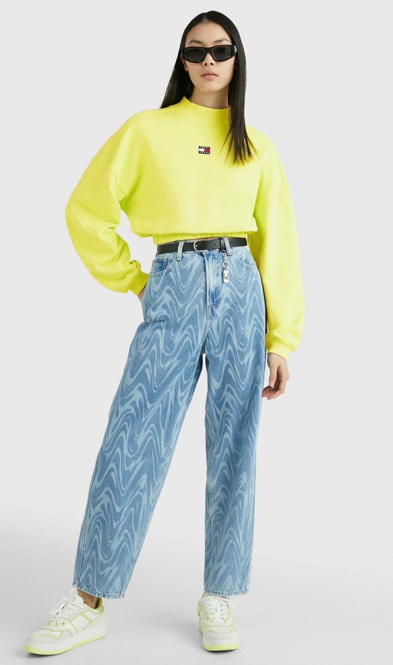 Tommy Hilfiger T-Shirts: Tommy Jeans cropped Sweatshirt / Grösse L – Neu (gemäss Beschreibung) aus Effretikon von YaMn 2