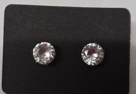 Elegante, funkelnde Ohrstecker 5mm